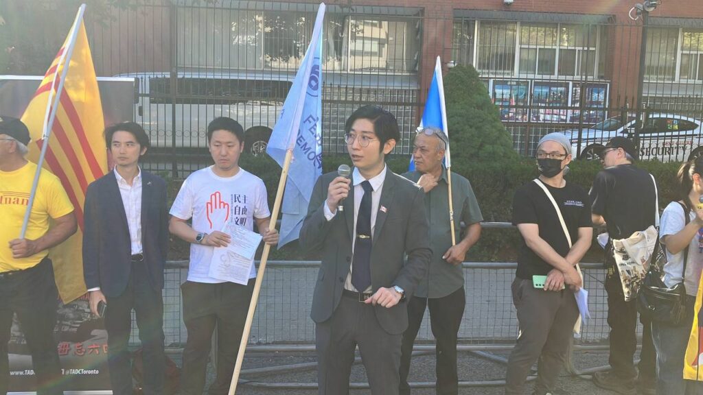 公民会外务负责人，杨若晖的讲话